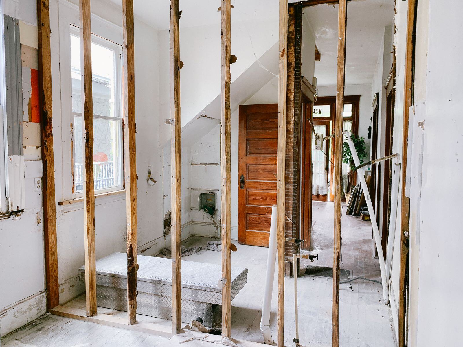 纽约住宅室内改建翻新施工现场